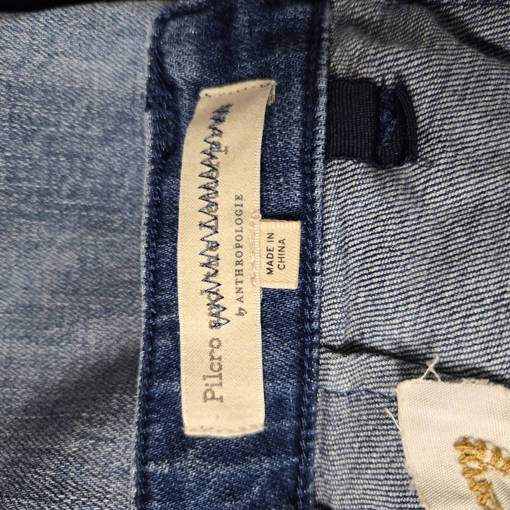 Pilcro and the Letterpress High-rise trouser bootcut Blue 30 - Picture 5 of 5